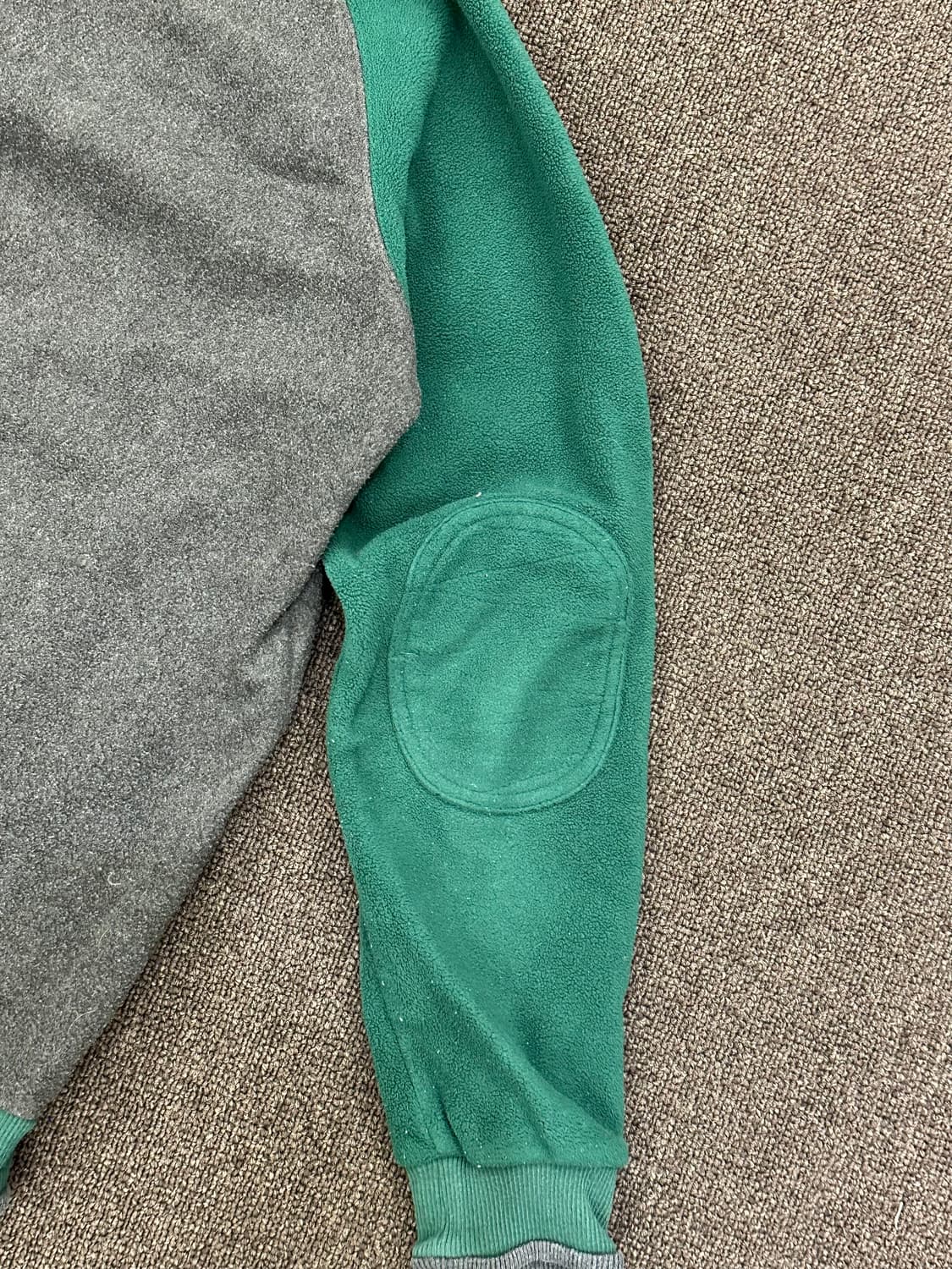 165)리바이스 빈티지 그린 차콜 배색 플리스 스웻셔츠 상품이미지6