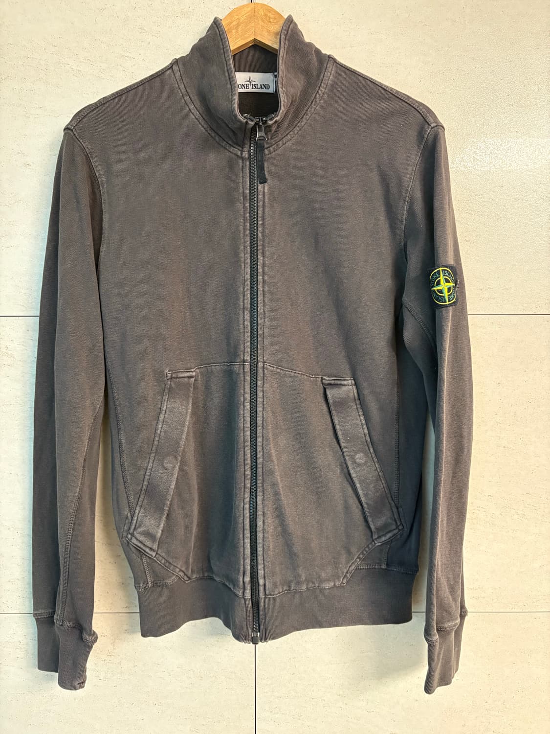 [L]  스톤아일랜드 워싱 집업 자켓 상품이미지1