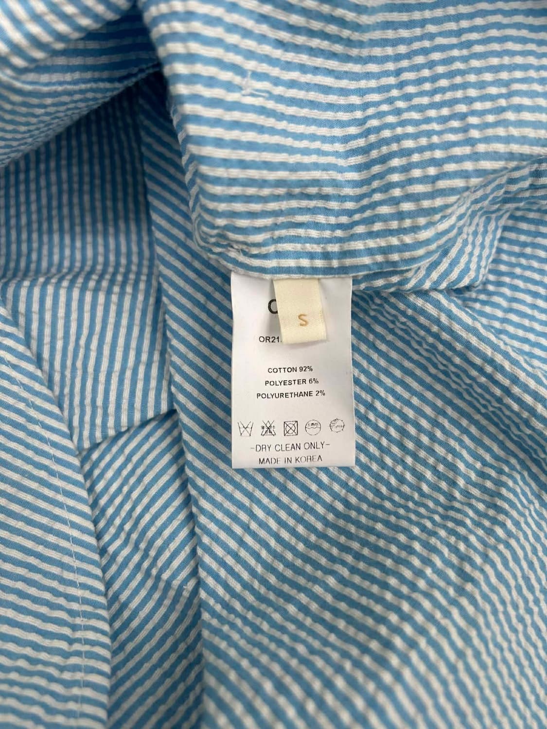 [S]ORR 오르 시어서커 스트라이트 셔츠 상품이미지5