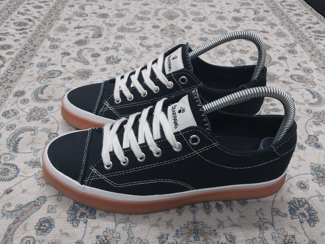 베어파우 블랙 캔버스 스니커즈 250mm 상품이미지4