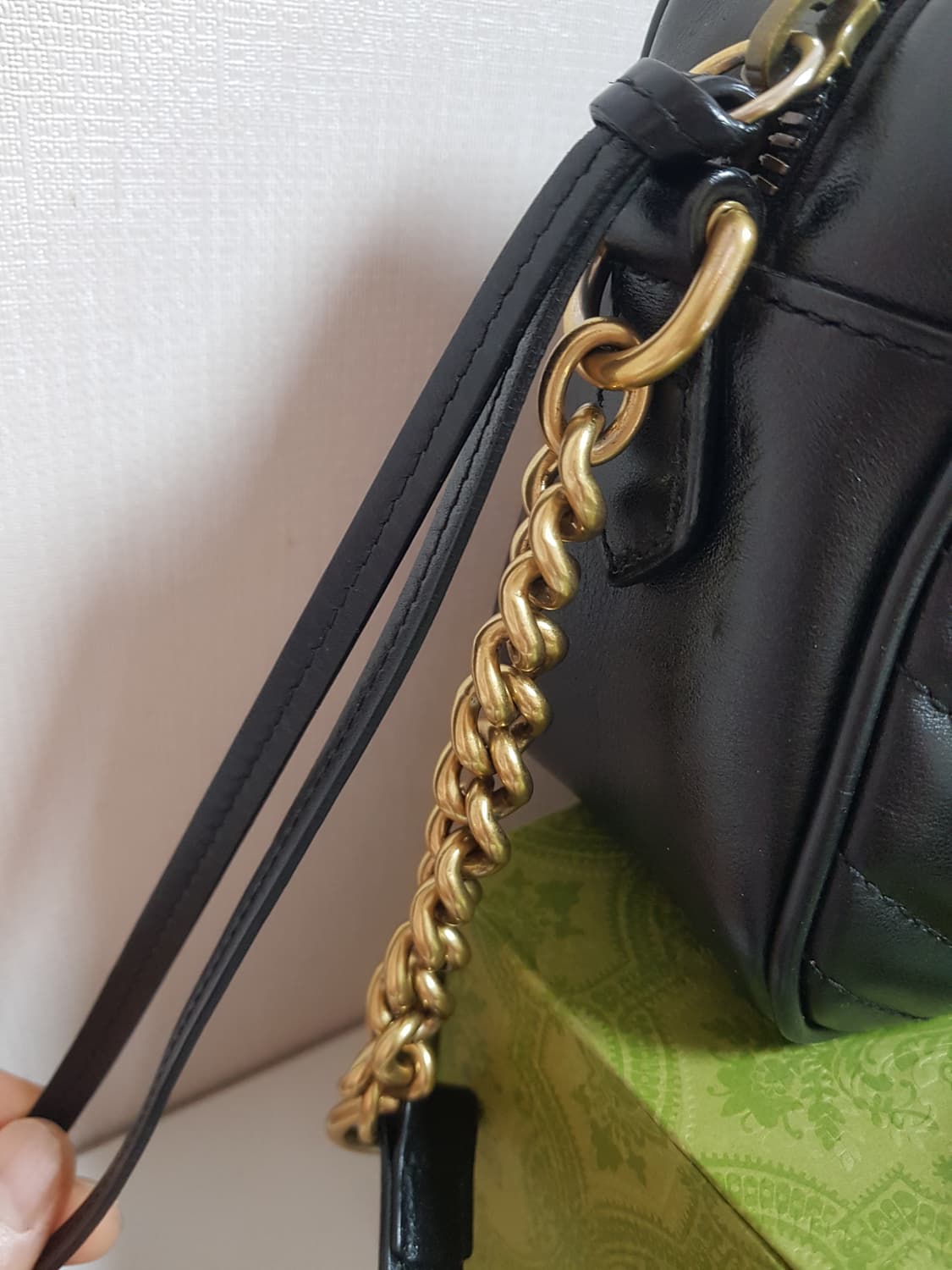 구찌 마틀라세 스몰 ㅡ 실착 5회 미만 상품이미지5