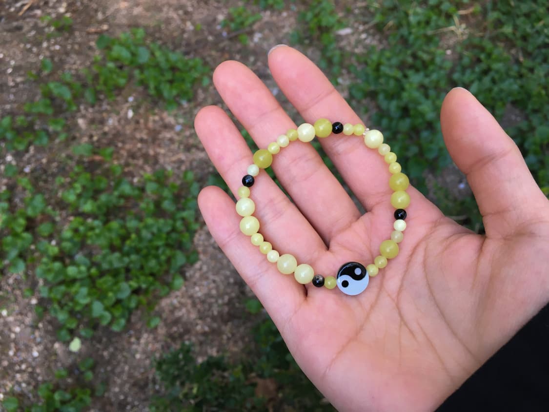 lime yin-yang bracelet 상품이미지4