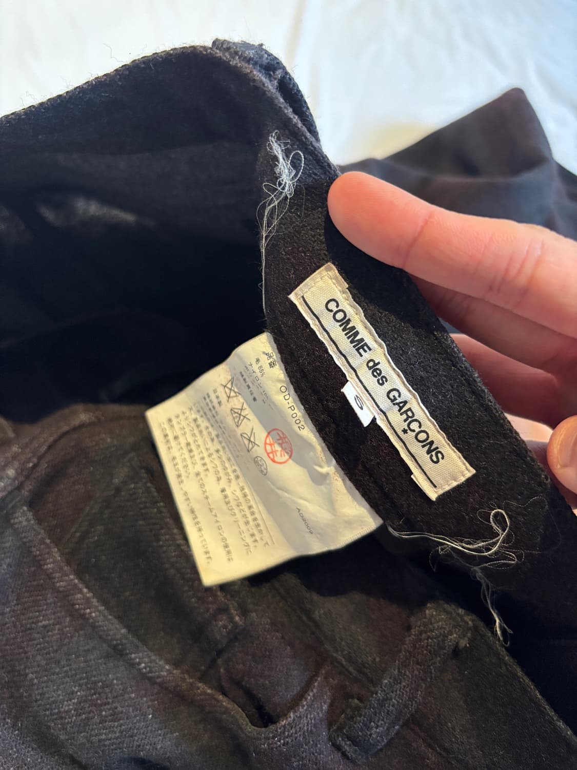 COMME des GARCONS union jack pants s 상품이미지2