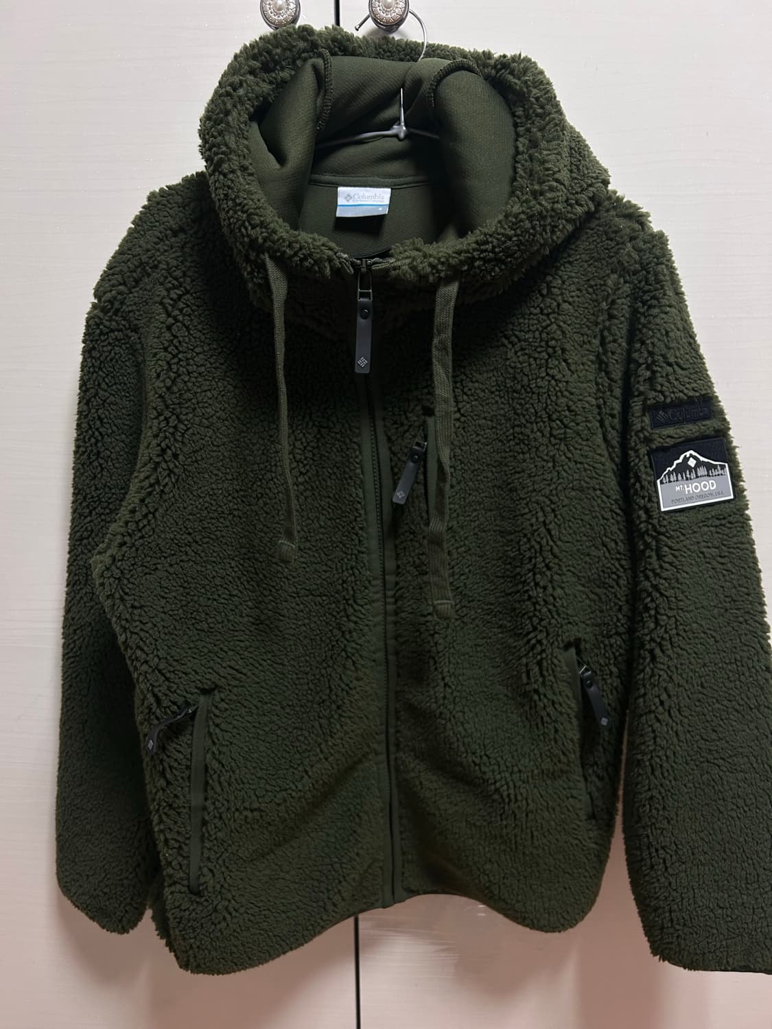 컬럼비아 뽀글이 후드집업 S 상품이미지1