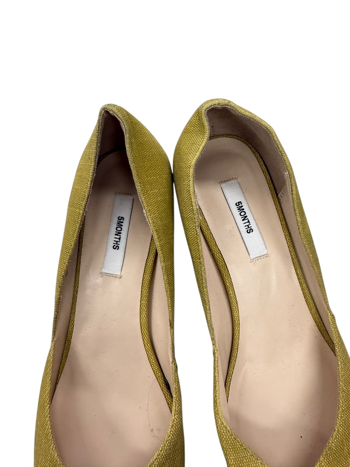 230/ 텍가5만9천 5month 진주 포인트 펌프스 올리브 상품이미지4