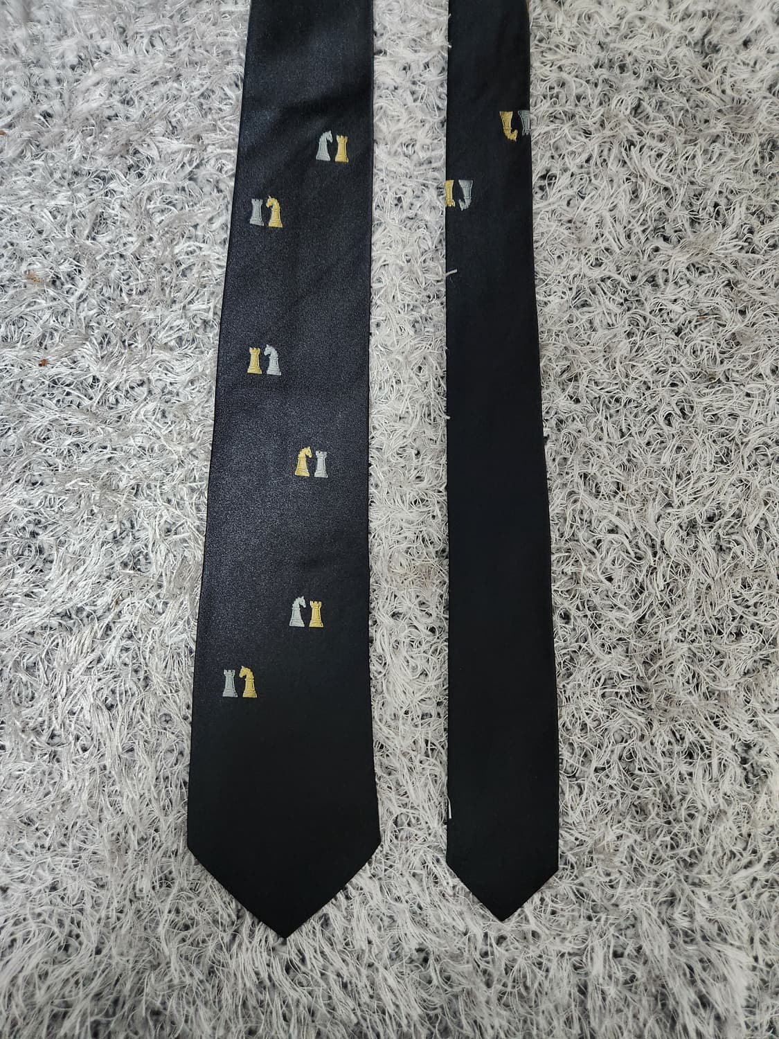 도미니크프랑스 체스 패턴 넥타이 Free - N8 상품이미지2