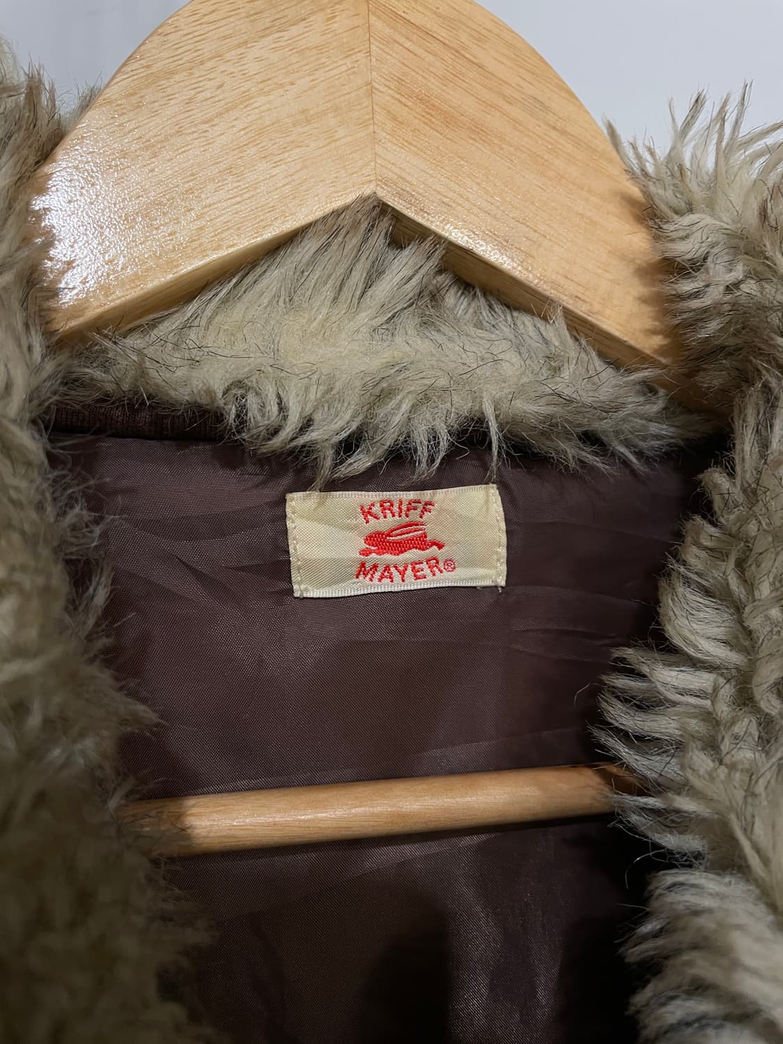 kriff mayer 에스닉 패턴 퍼 카라 브라운 패딩 히피 모리 상품이미지7