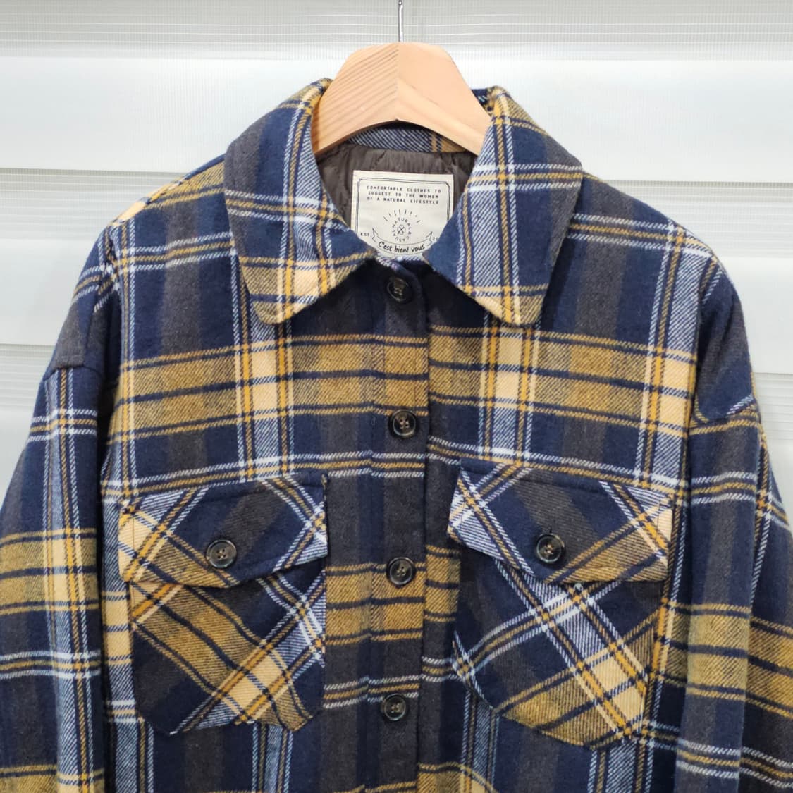 Cest bien Vous 체크 셔츠자켓- 우먼M 상품이미지2