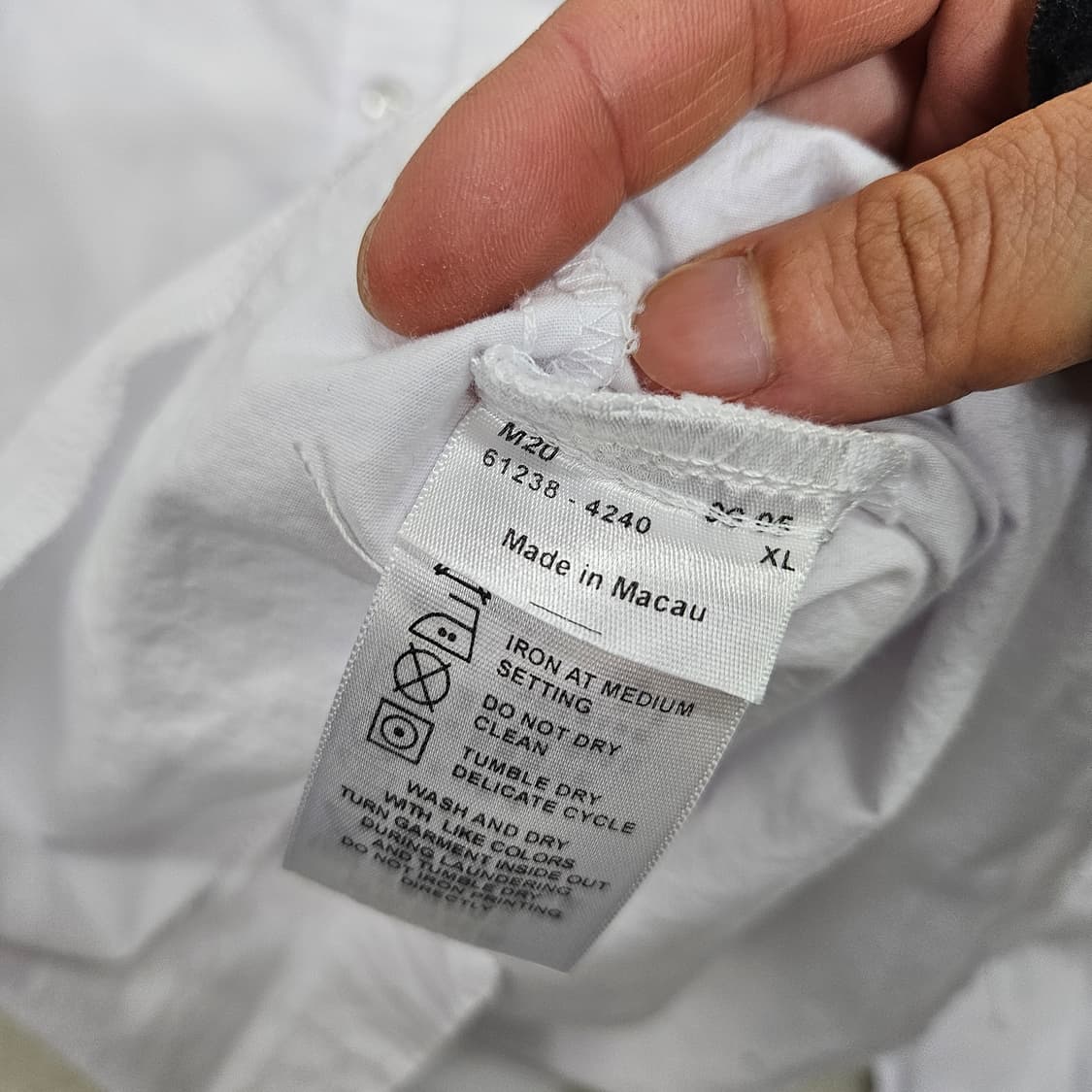 리바이스 웨스턴 셔츠 XL 화이트 새상품 상품이미지8