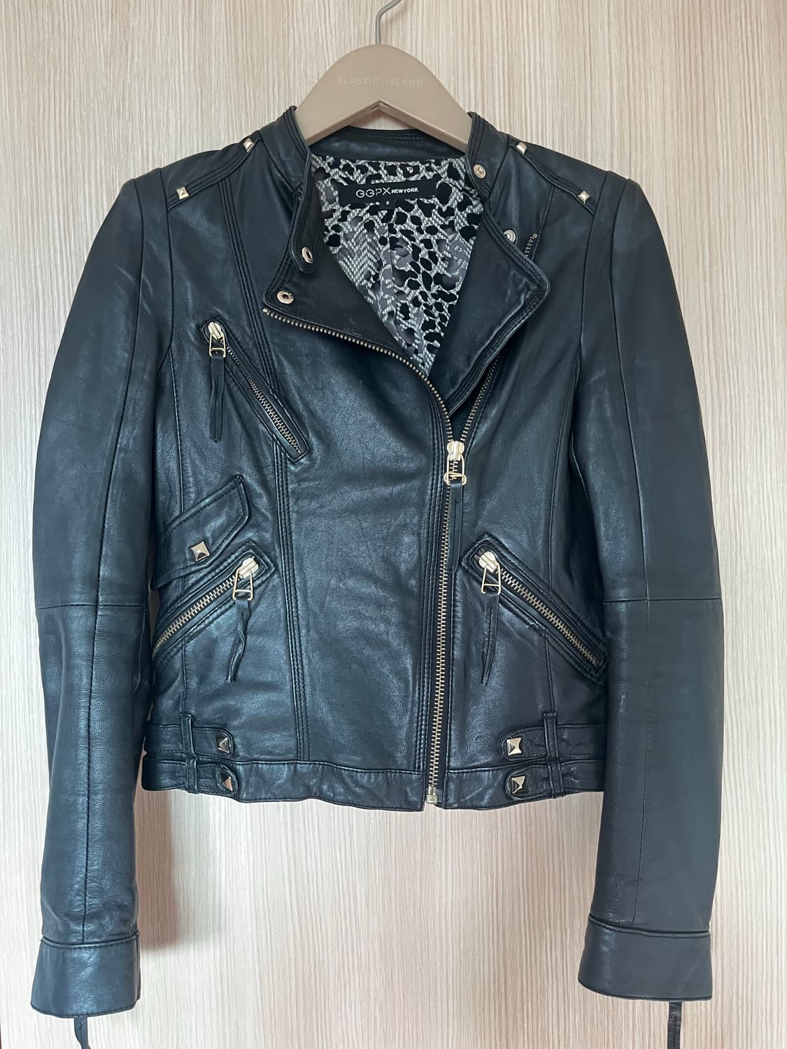 GGPX NEWYORK 가죽자켓 빈티지 갸루 고스 상품이미지1