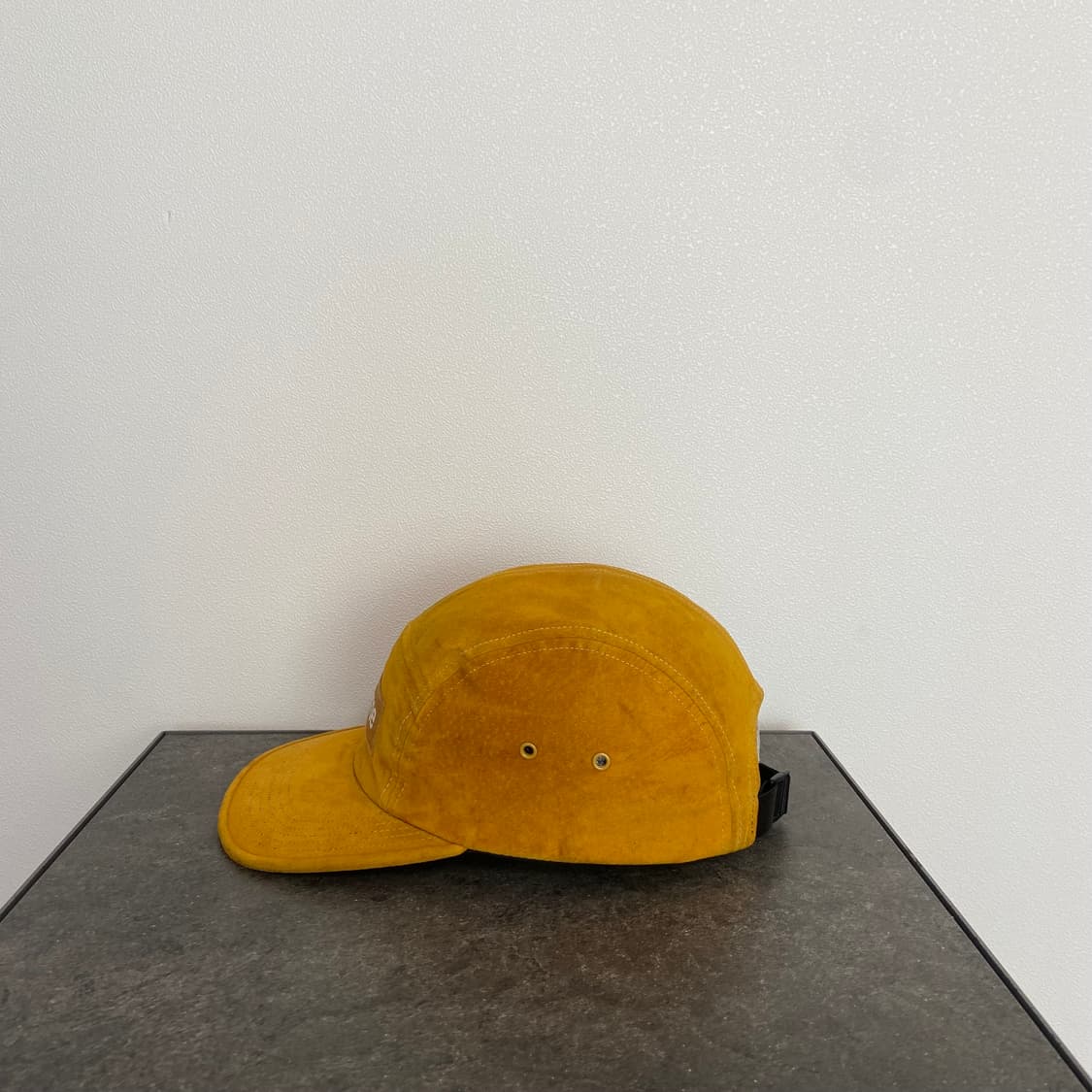 (OS) 슈프림 박스로고 캠프캡 모자 스웨이드 머스타드 상품이미지2