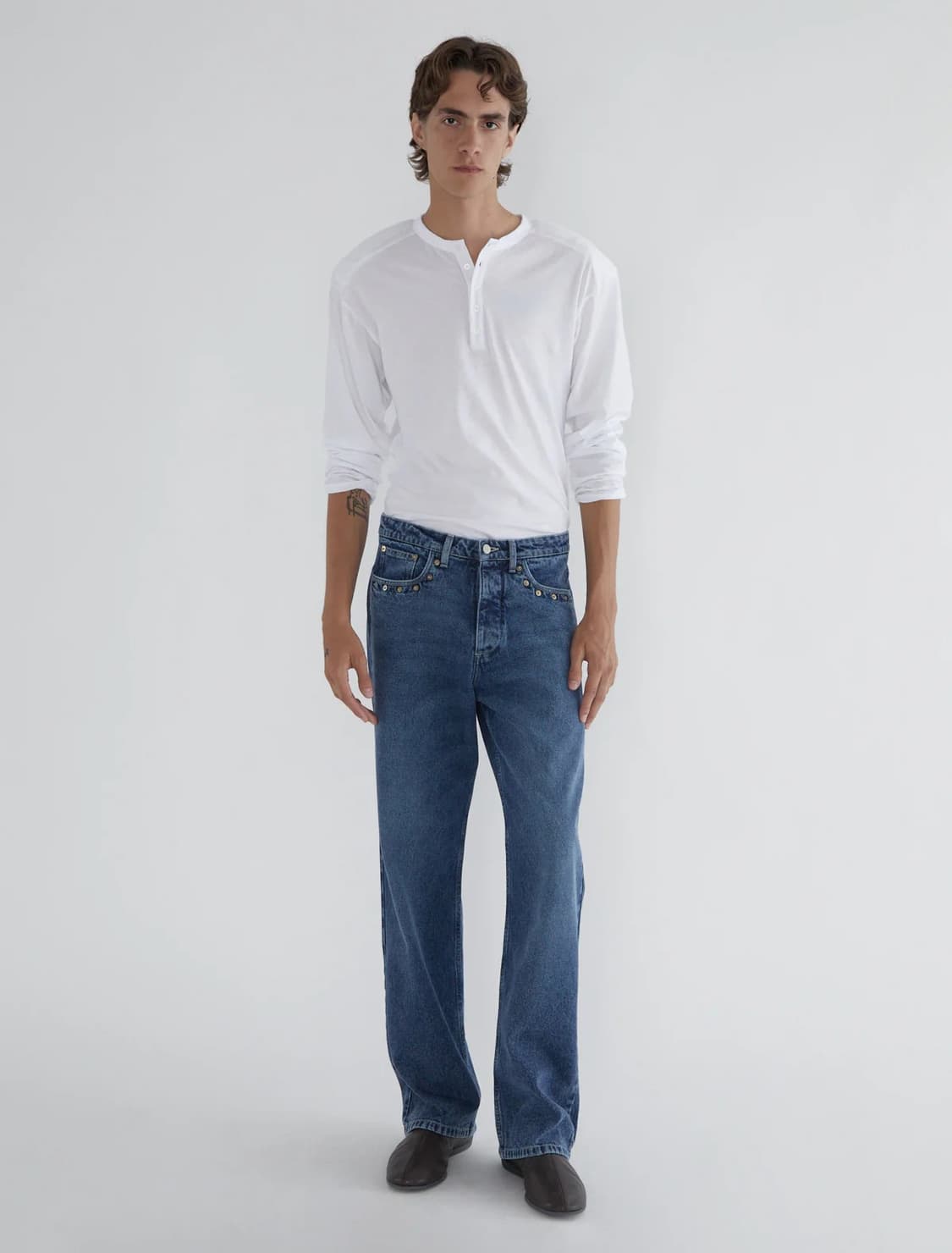 (32,34) 팔로마울 no2059 Crowd B 스터드 데님 상품이미지2