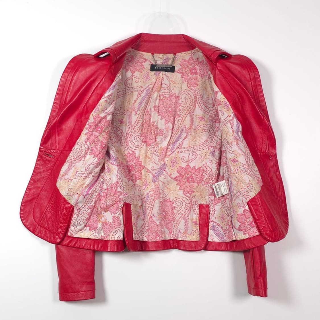 베스띠벨리 리얼 양가죽 페이즐리 라이닝 자켓 66 상품이미지5