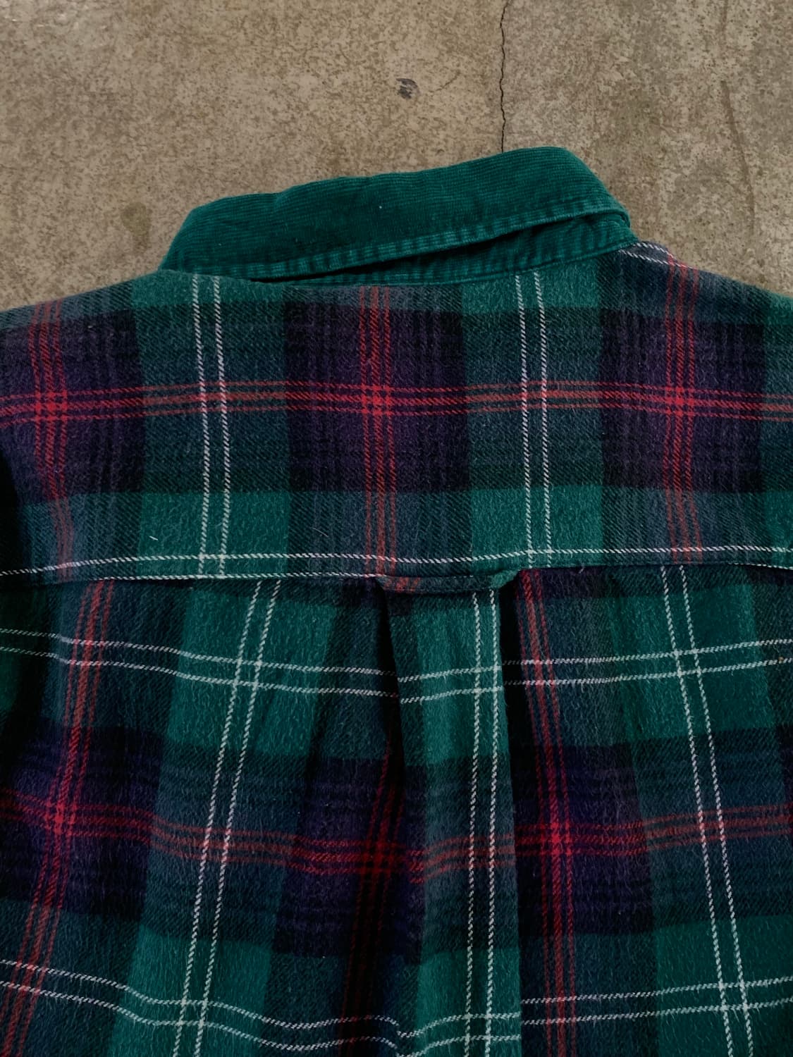 90s 갭 코듀로이 플란넬 스위칭 셔츠 상품이미지8