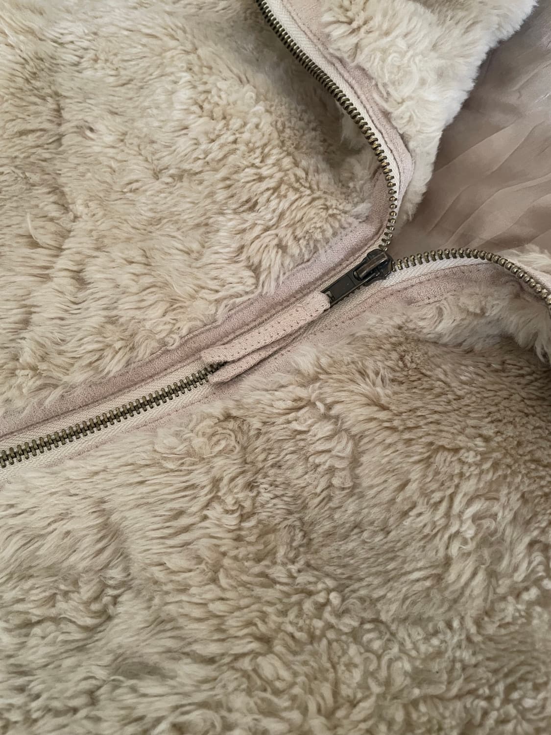 걸스🐶)빈티지 퍼자켓 상품이미지4