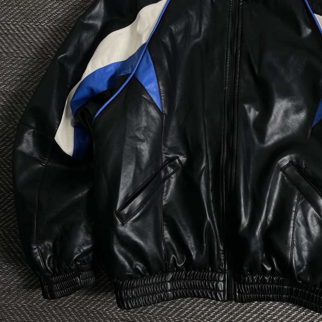 Our room 빈티지 비건레더 바이커 봄버 자켓y 3140 상품이미지4