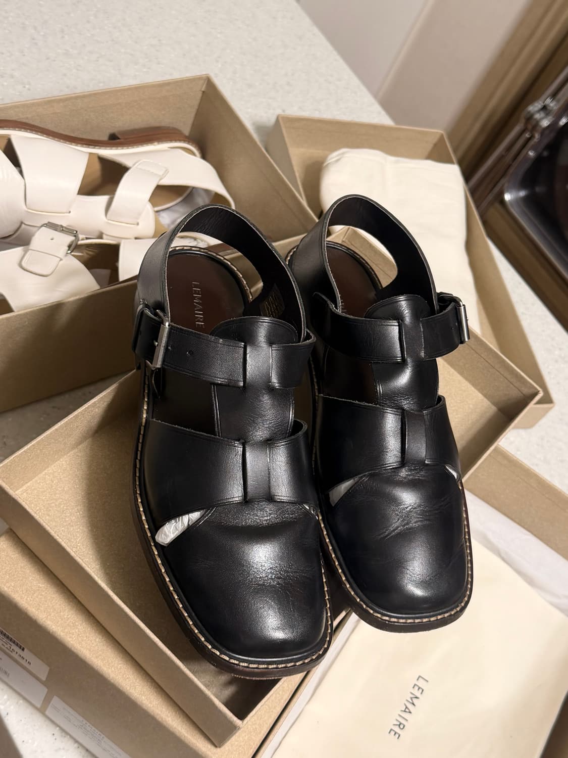 24ss 르메르 피셔맨 샌들 블랙 상품이미지1