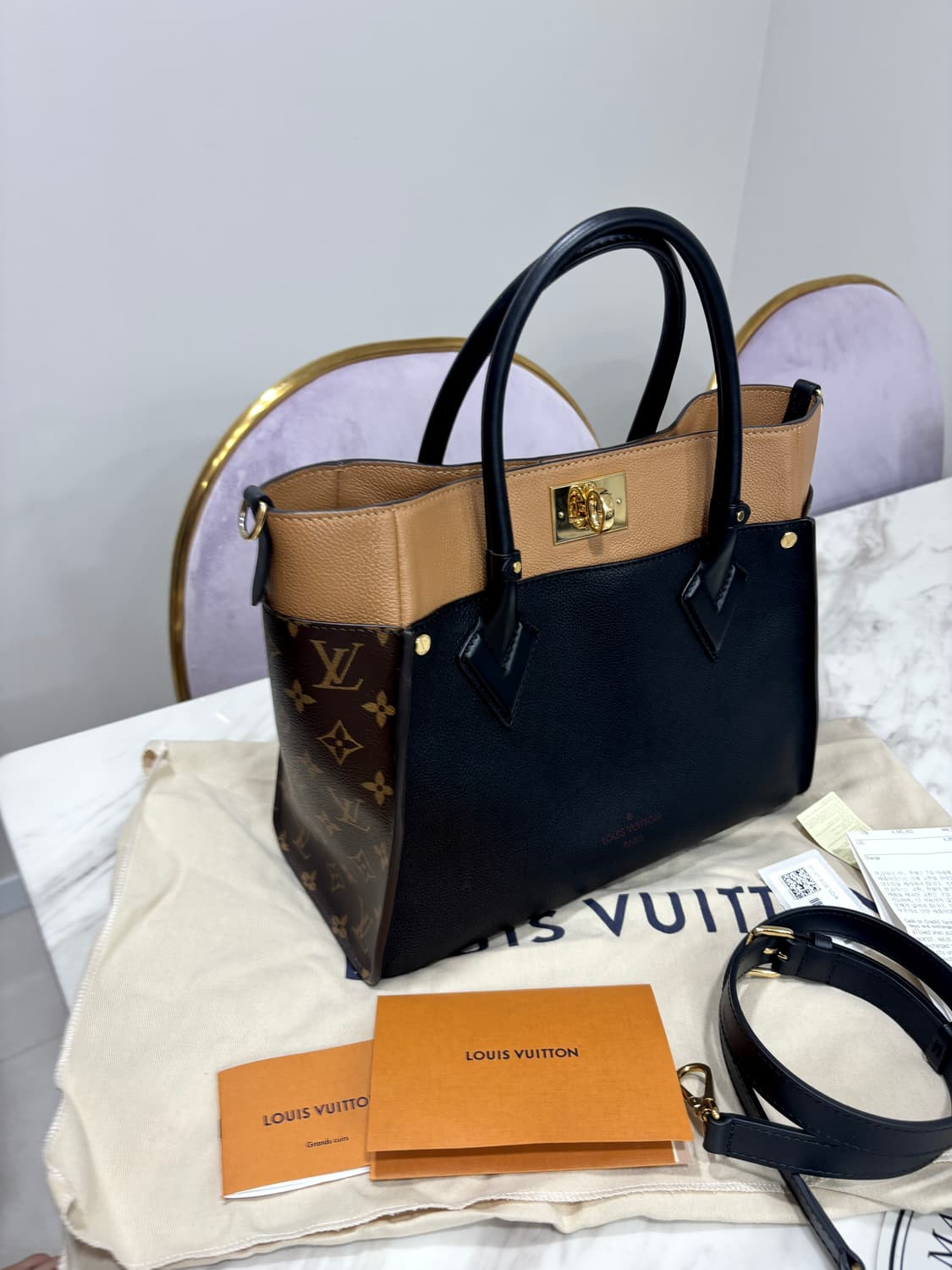 루이비통 온마이사이드 pm도트백 상품이미지3