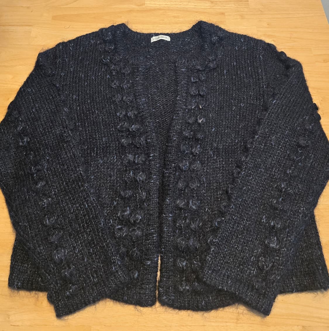 영국무드 일본제 팝콘짜임 울 가디건 상품이미지4