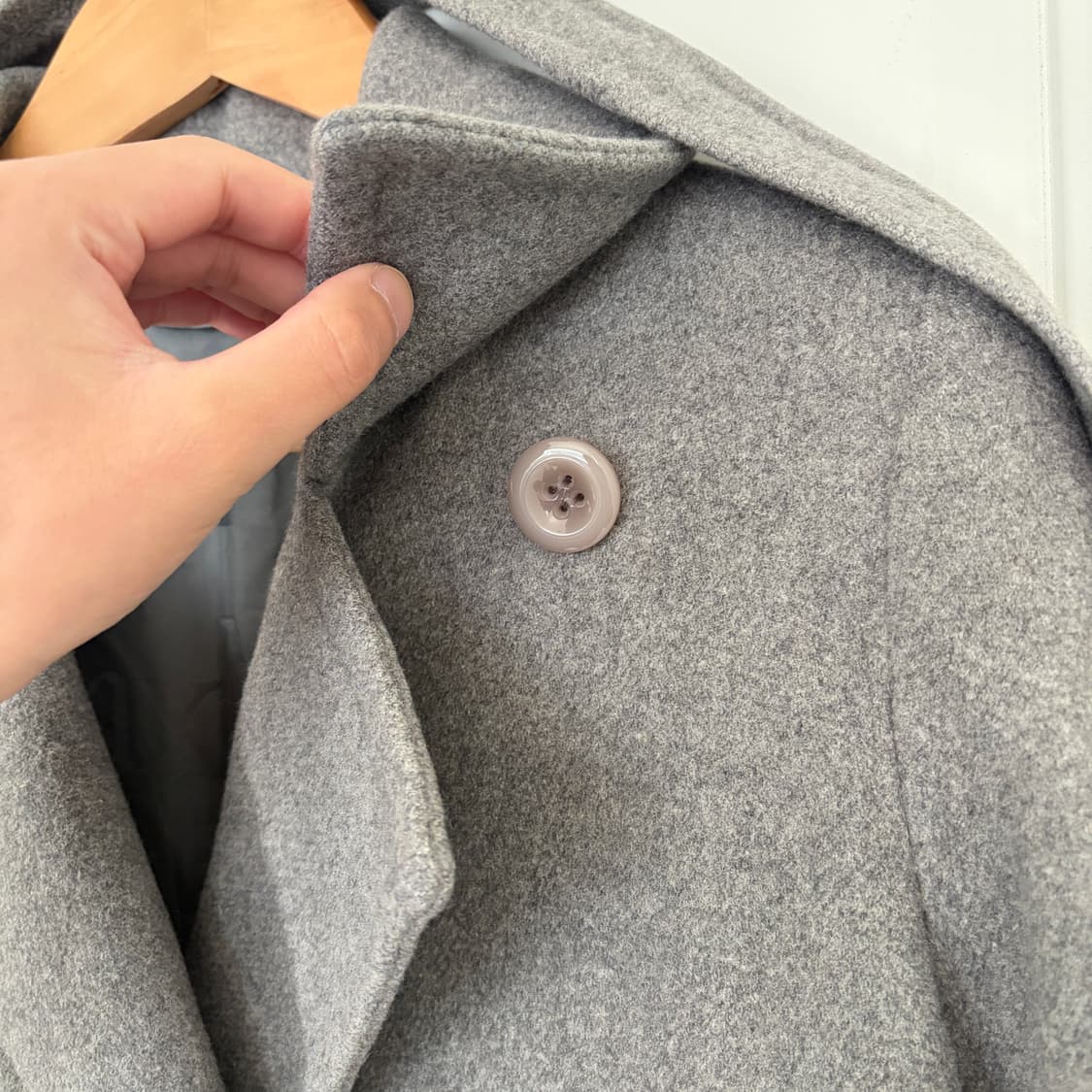 MaxMara 막스마라 빈티지 울 캐시미어 코트 M 상품이미지5