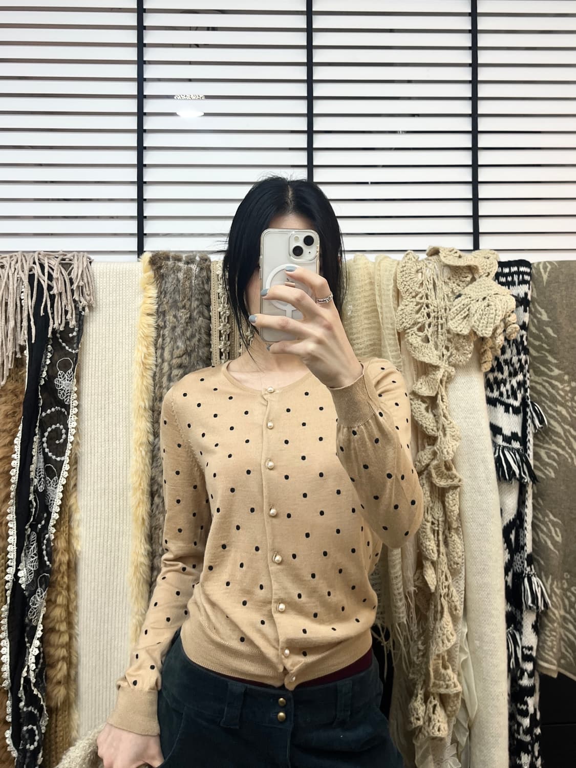 vanilla dot cardigan 상품이미지2