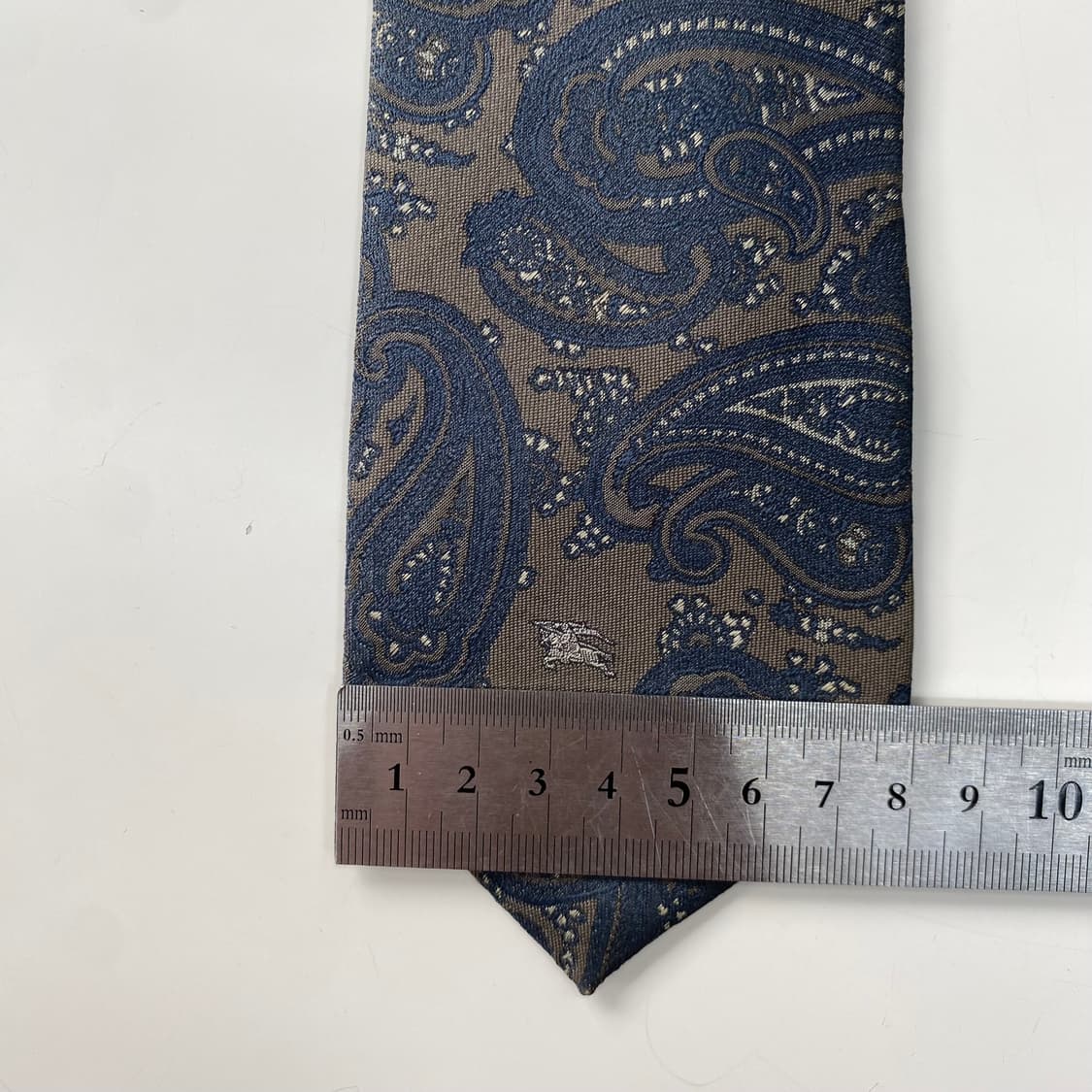 버버리 심플로고 페이즐리 명품 정품 넥타이 (Burberry)7.8cm 상품이미지8
