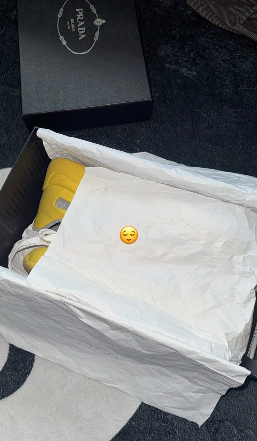 프라다 아메리칸컵 패브릭 옐로우 상품이미지3