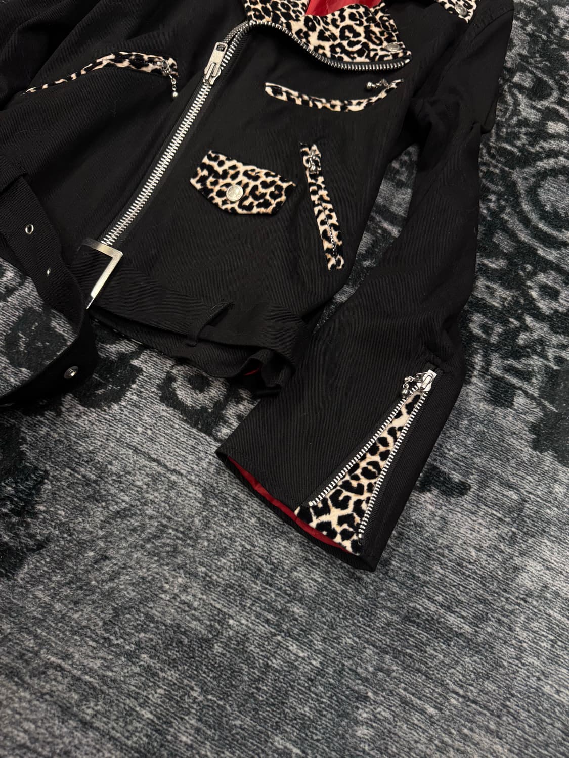 Hellcatpunks leaopard rider jacket 상품이미지5