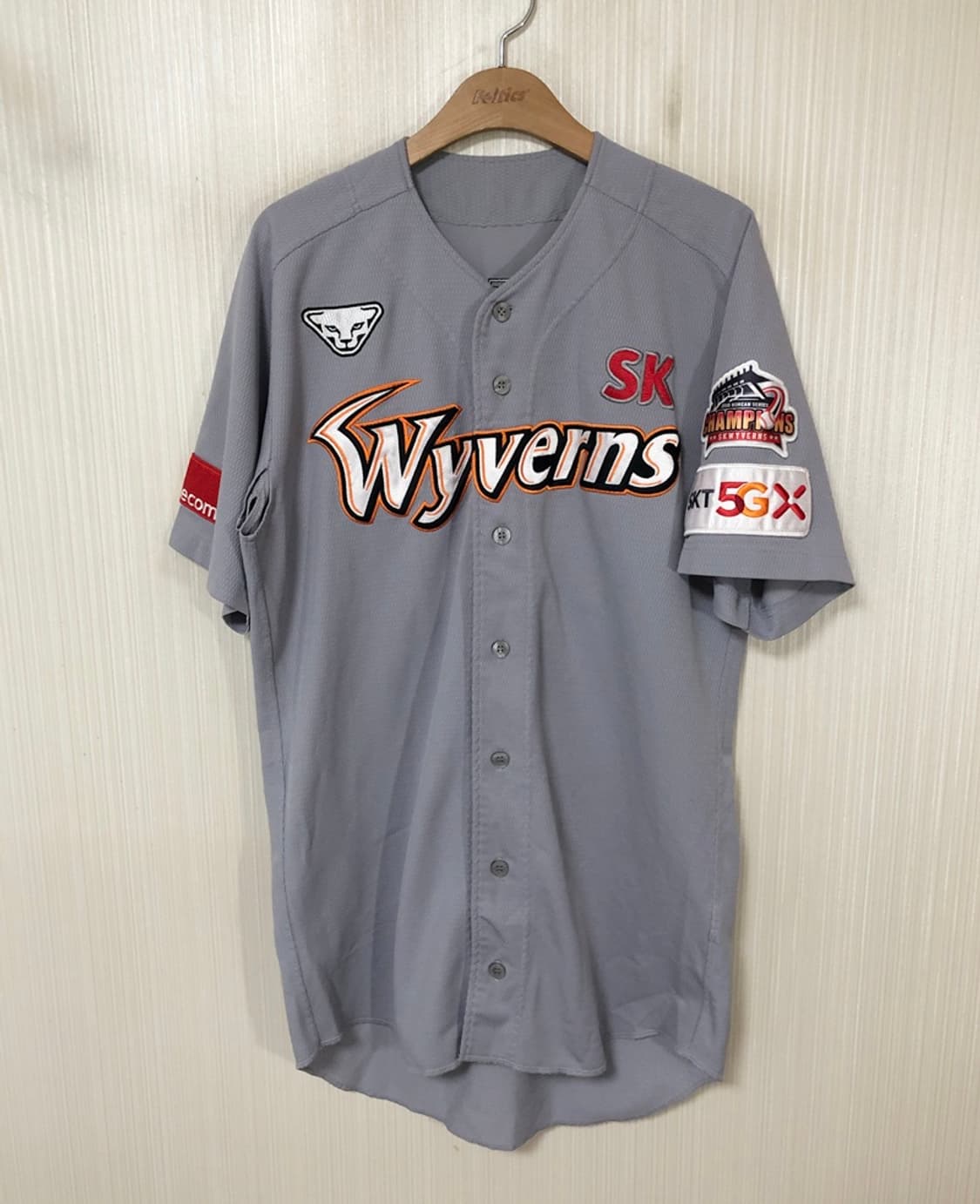 KBO 다이나핏 SK와이번스 선수실착유니폼/져지 #22 서용한(싸인) 상품이미지1