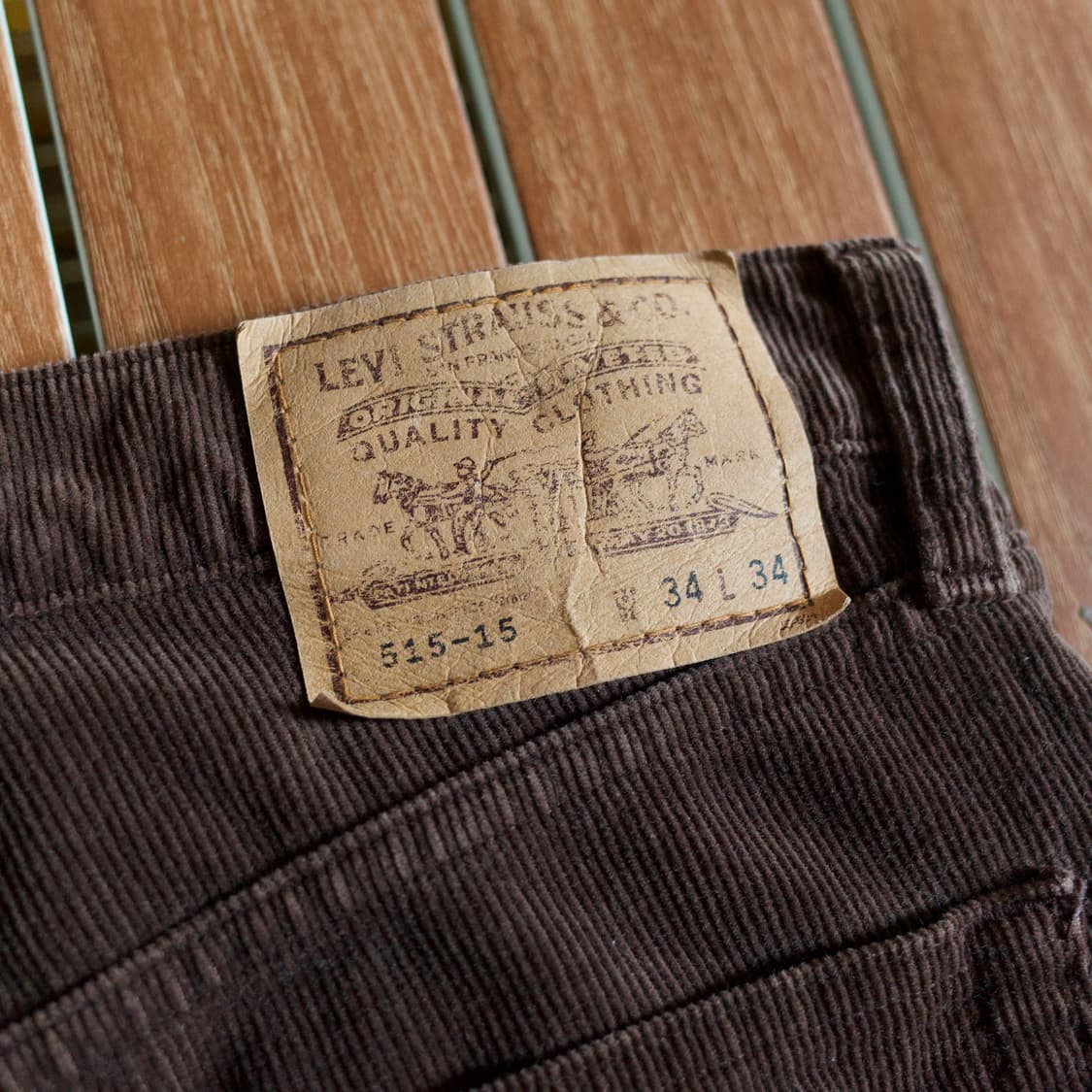 90‘s Levi’s 515 corduroy pants 상품이미지5