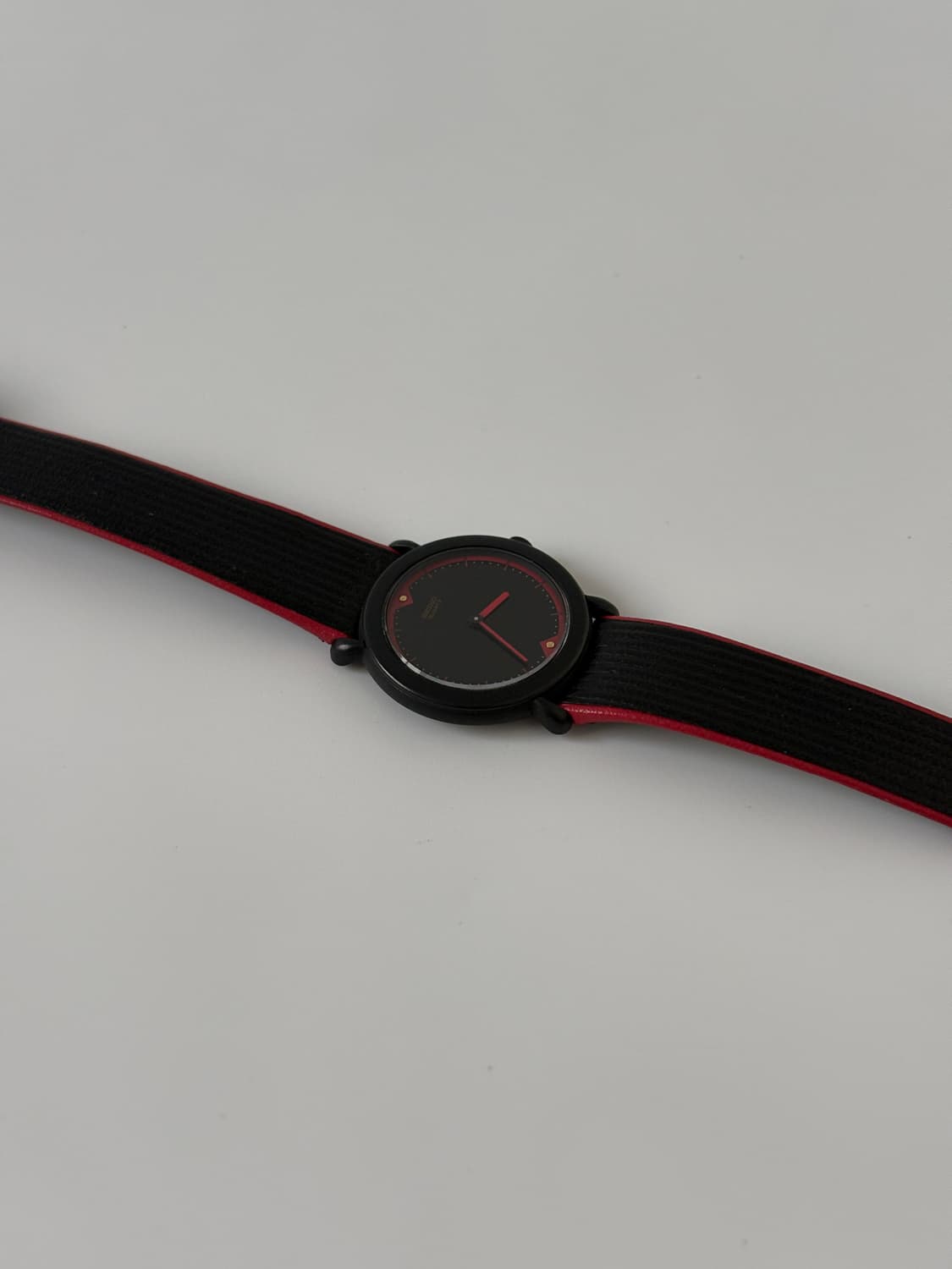 1980s Red Point Black Ladies Quartz 상품이미지7