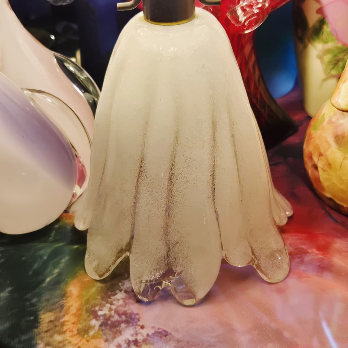 70s 이와타 핸드블로운 마블 빅 해파리 램프 상품이미지7