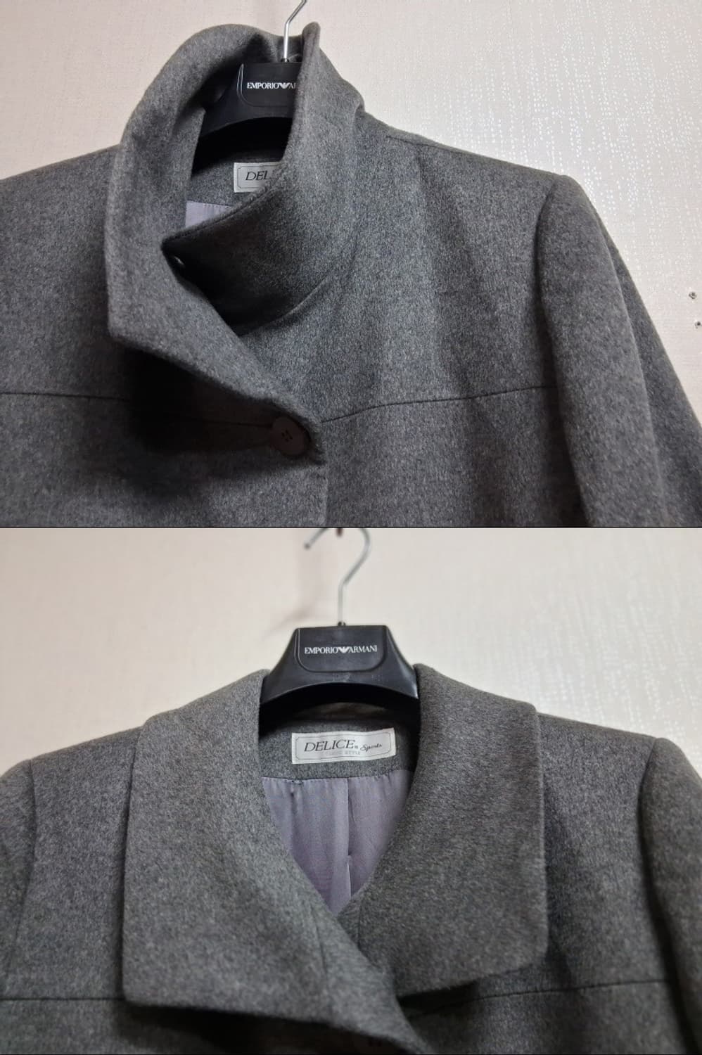 일본빈티지 DELICE 여성 100%퓨어캐시미어반코트 여성155 77
원 상품이미지5