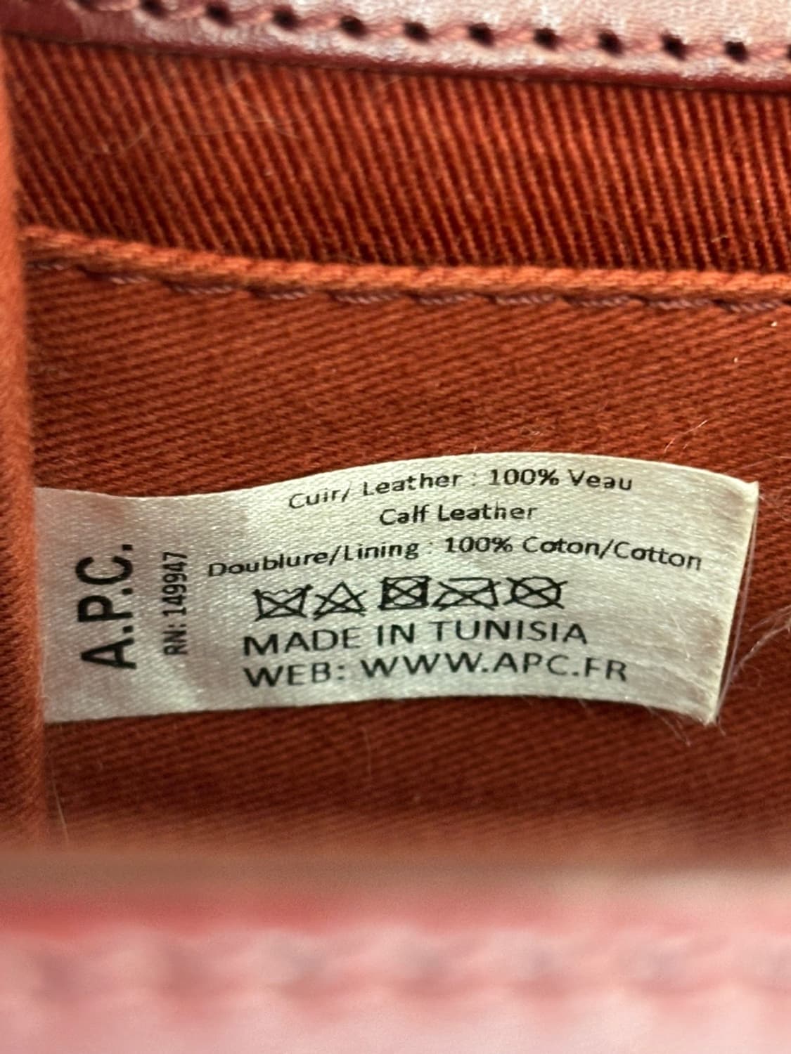 Vintage A.P.C Leather Bag 상품이미지10