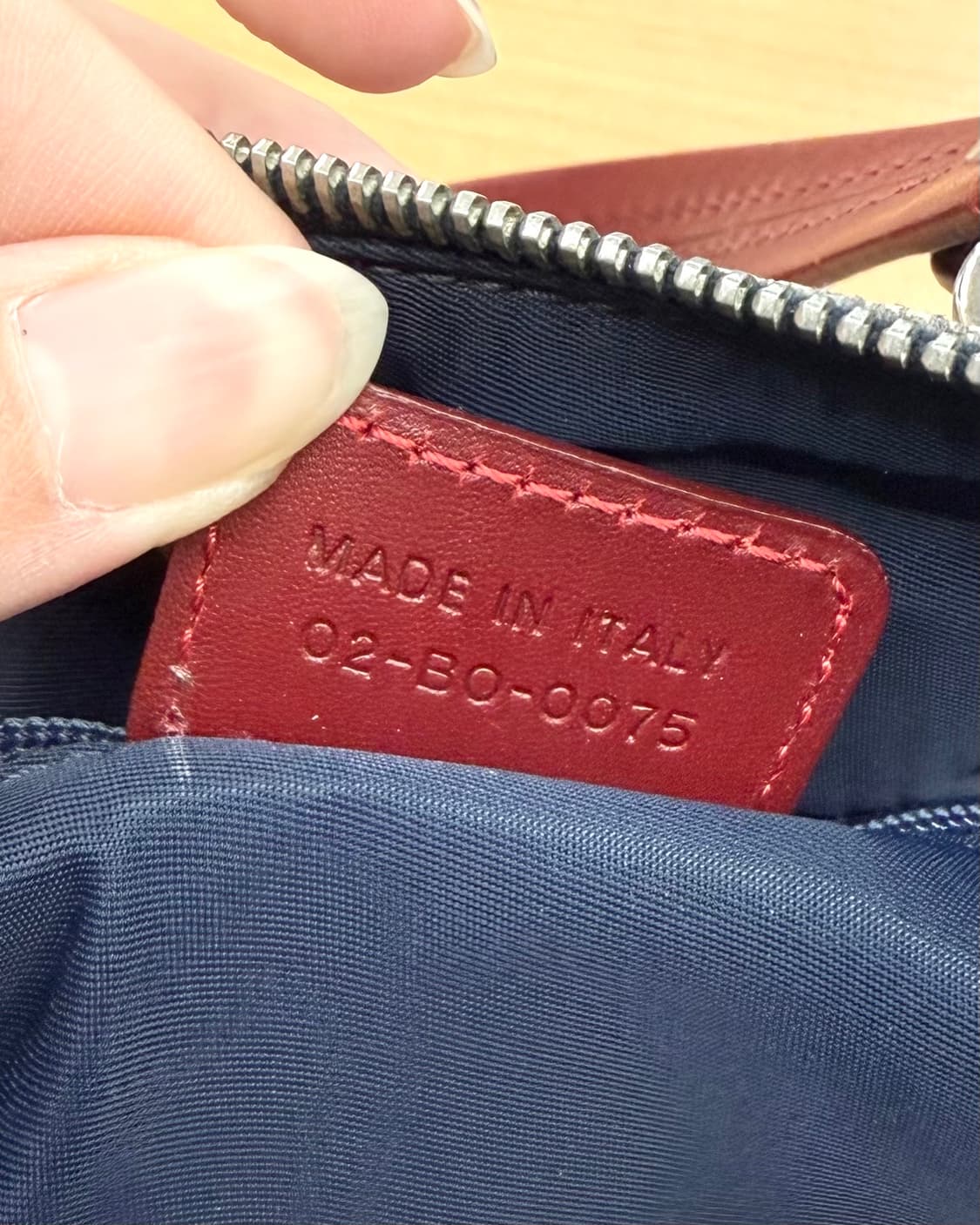 크리스찬 디올 레드 트림 트로터 보스턴 백 상품이미지8