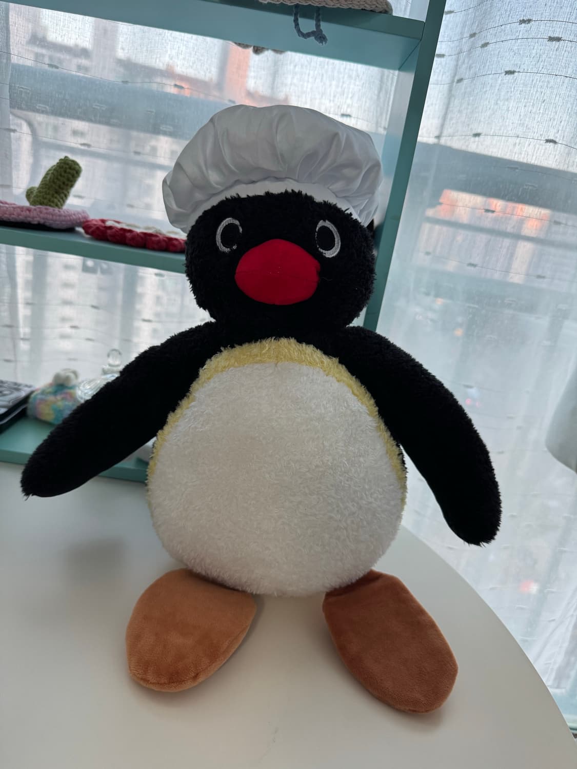 귀여운 핑구 요리사 봉재 인형 택있음 상품이미지3