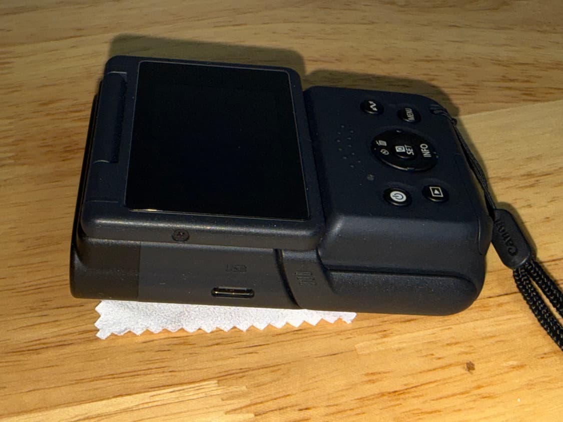 캐논 파워샷 V10 블랙 풀박스+SD카드+필름 상품이미지4