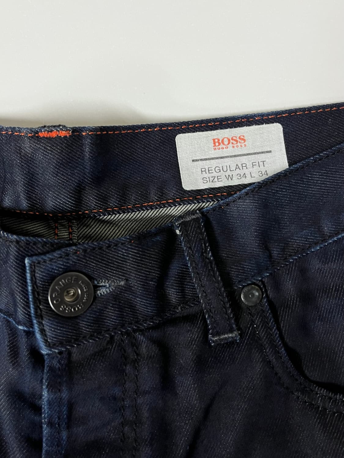34) 보스 BOSS 레귤러핏 데님 팬츠 상품이미지4