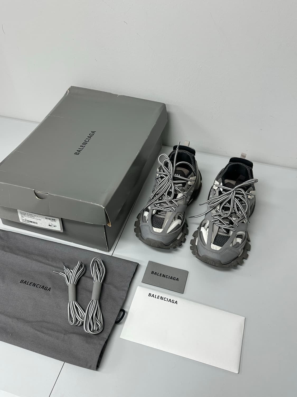 [EU39] 발렌시아가 트랙슈즈 그레이 상품이미지1