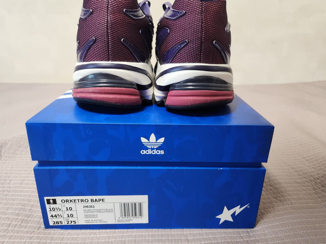 아디다스adidas x 베이프bape/오르케트로 다크퍼플/285 상품이미지5