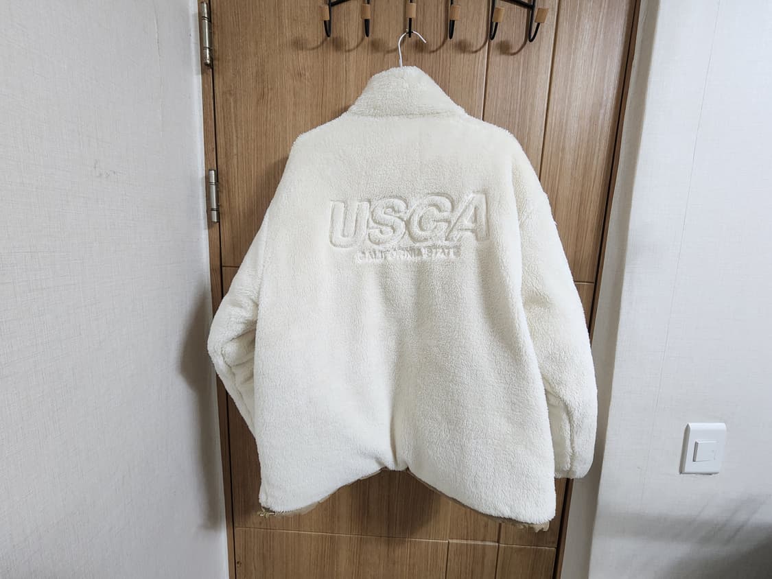 (L)후아유 양면 보아 플리스 패딩 점퍼 상품이미지3