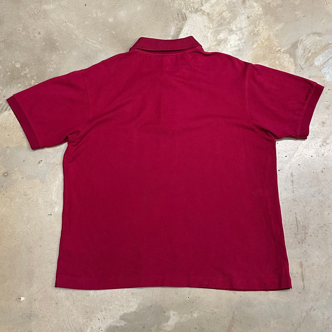 XL 라코스테 레드 카라 반팔티 상품이미지3