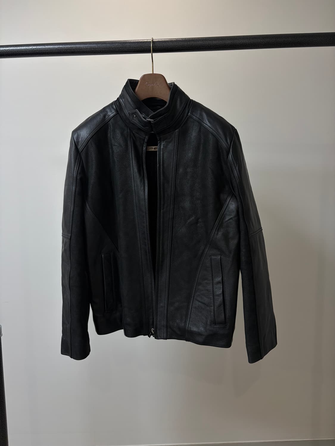 (95) ziozia 지오지아 고트스킨 염소가죽 자켓 상품이미지2