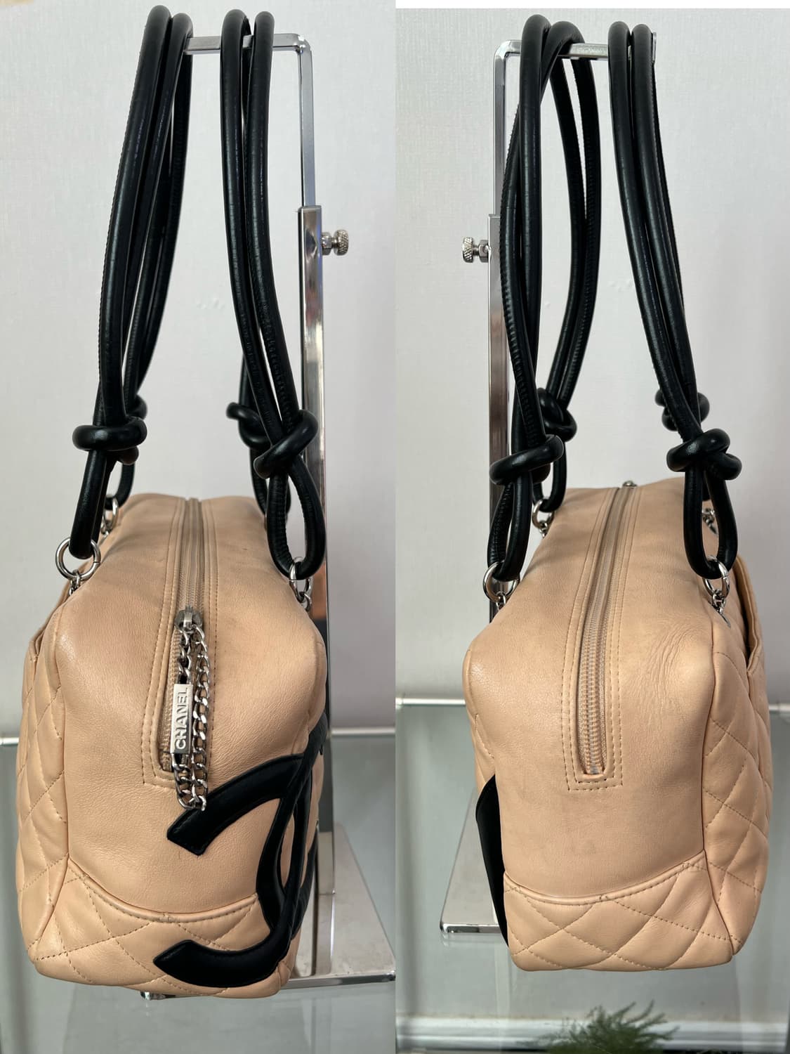 샤넬 깜봉 램스킨 볼링백 상품이미지6