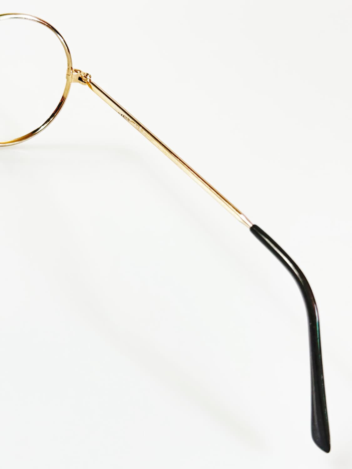 90s 유럽제 BOUVERT 골드 보스턴 라운드 빈티지 안경 상품이미지6