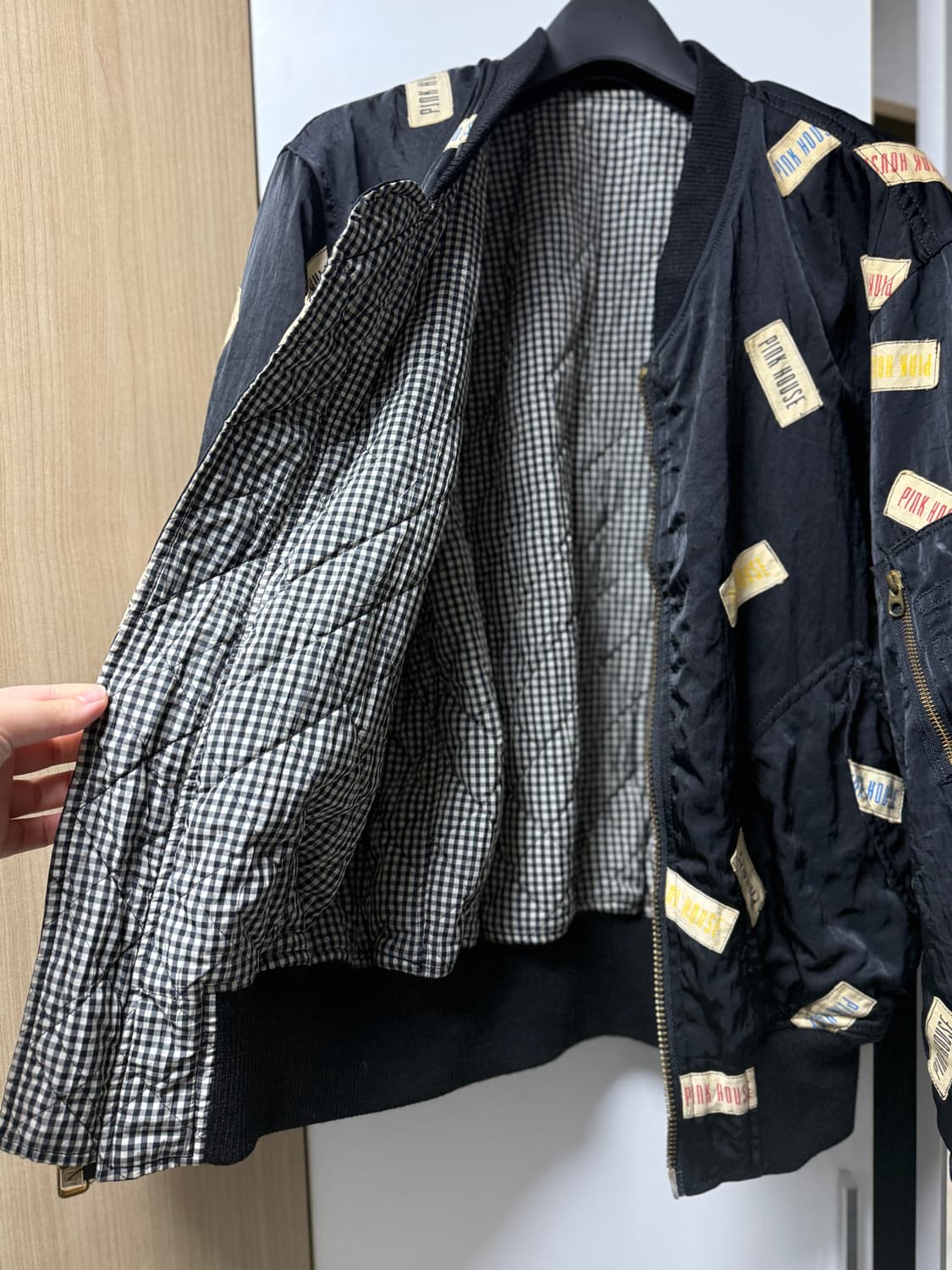 Pink house 핑크하우스 블루종 항공점퍼 자켓 상품이미지2
