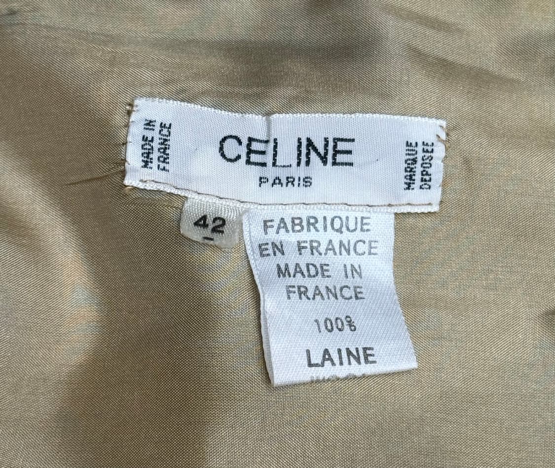 올드 셀린느 90s 금장버튼 랩 스커트 상품이미지7