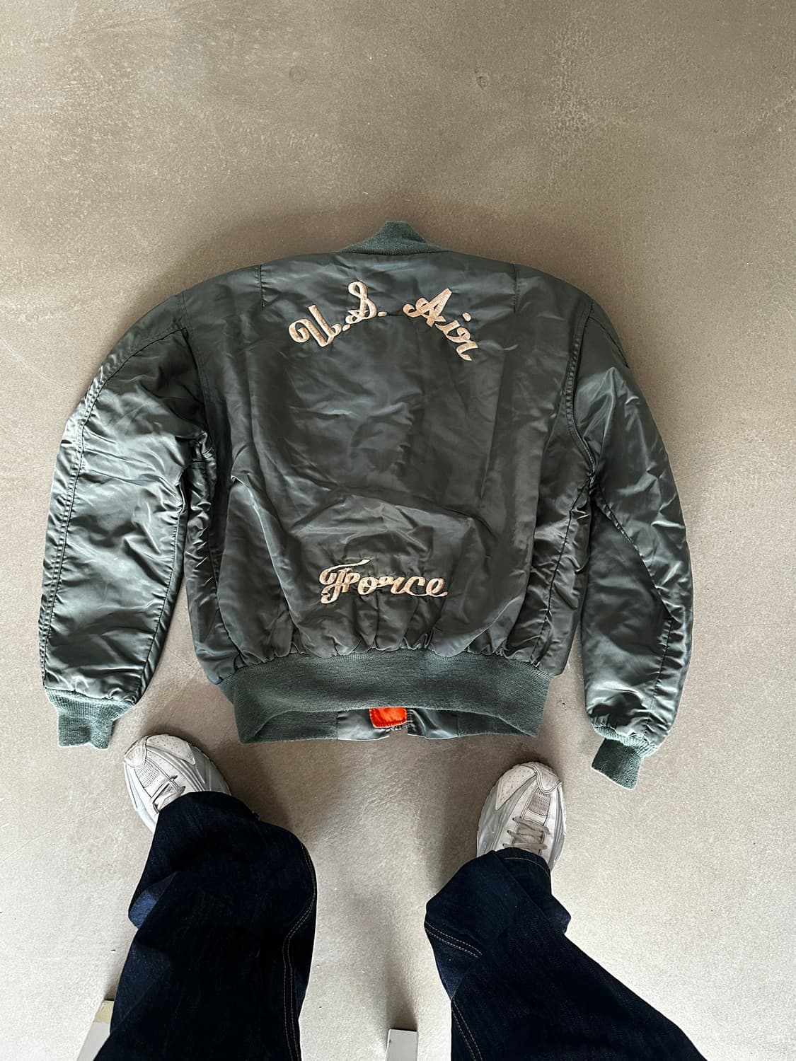 Us air force 세이지그린 ma1 상품이미지5