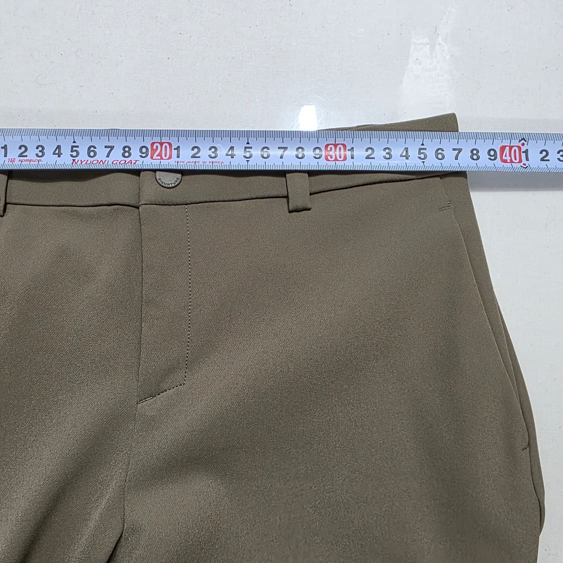 1137 K2 여성 슬림핏 기능성 팬츠 카키베이지 27사이즈 스판바지 상품이미지3