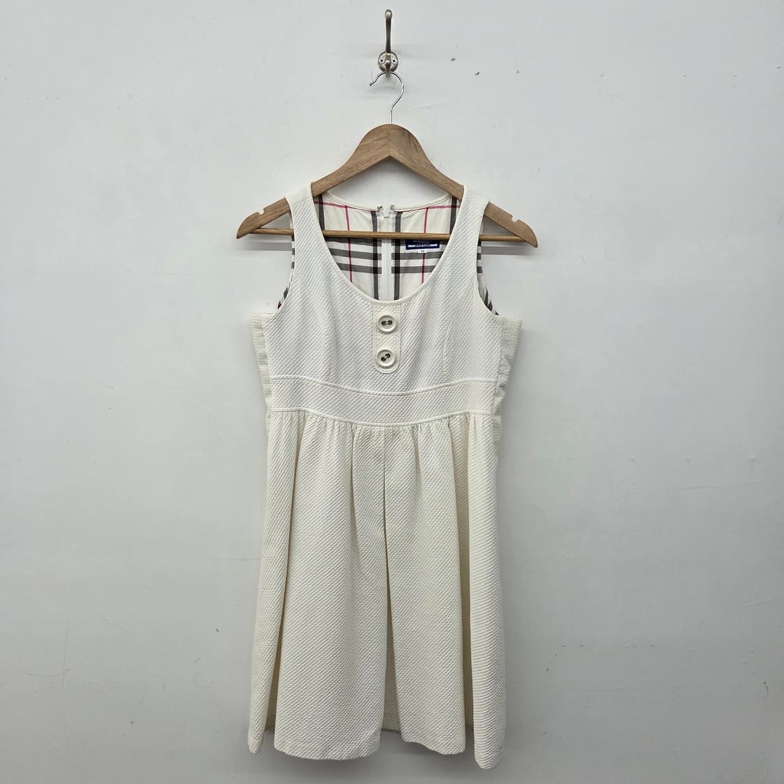 버버리 화이트 민소매 원피스 여s 상품이미지1